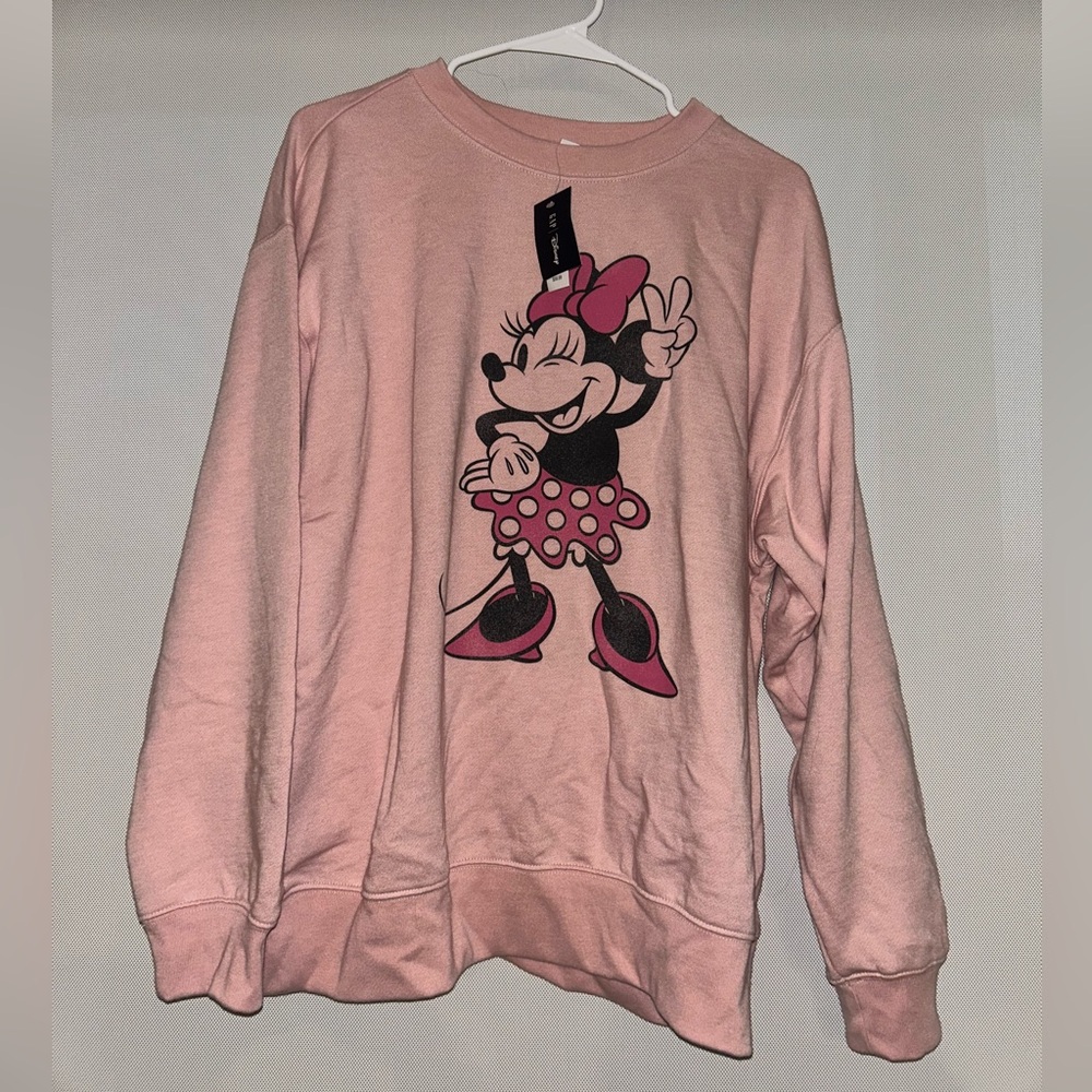 GAP x Disney Pink Minnie Mouse Sweatshirt